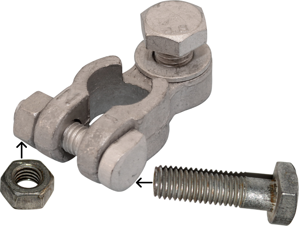 Battery Terminal Bolt with nut M8 x 28 mm 926000 RACO