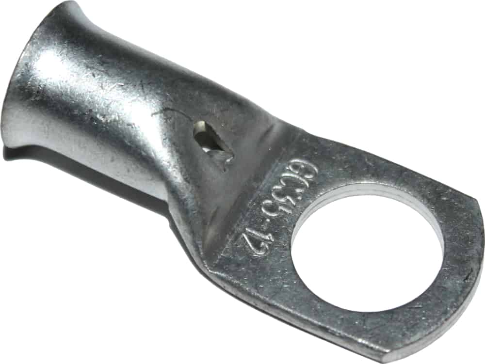 Ringkabelschuh Aderendhülsen Rohrkabelschuh Ringverbinder - Crimp Kupfer verzinnt mit Sichtloch 25-35 mm M12 090014 RACO