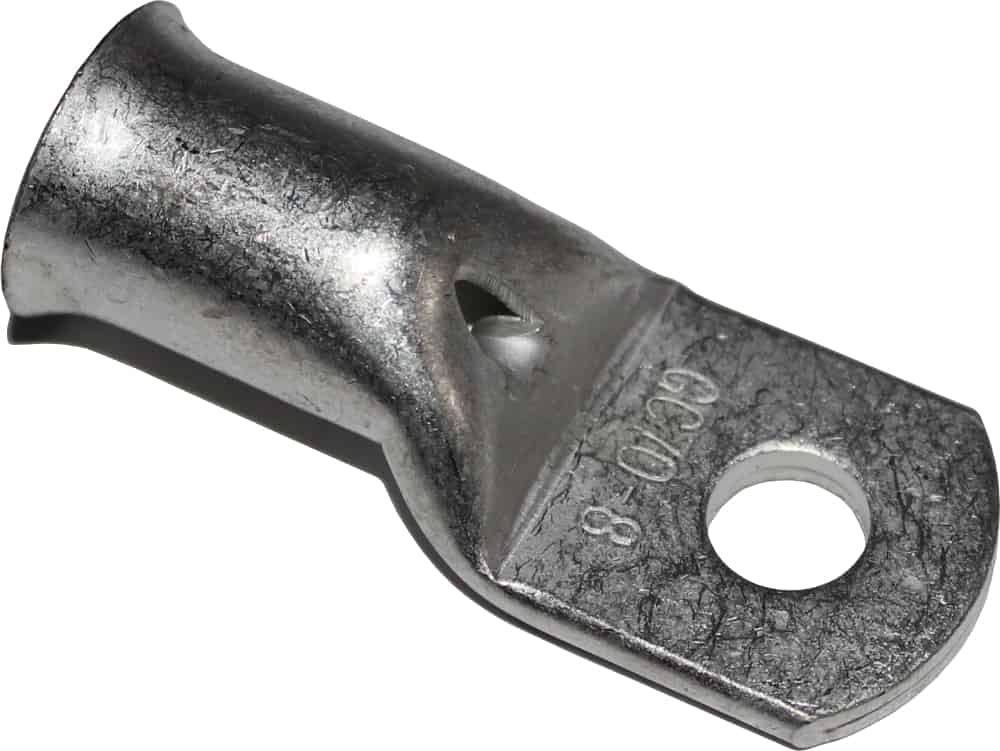 Aderendhülsen Rohrkabelschuh Ringverbinder Kabelschuh - Crimp Kupfer verzinnt mit Sichtloch 50-70 mm M8 090018 RACO