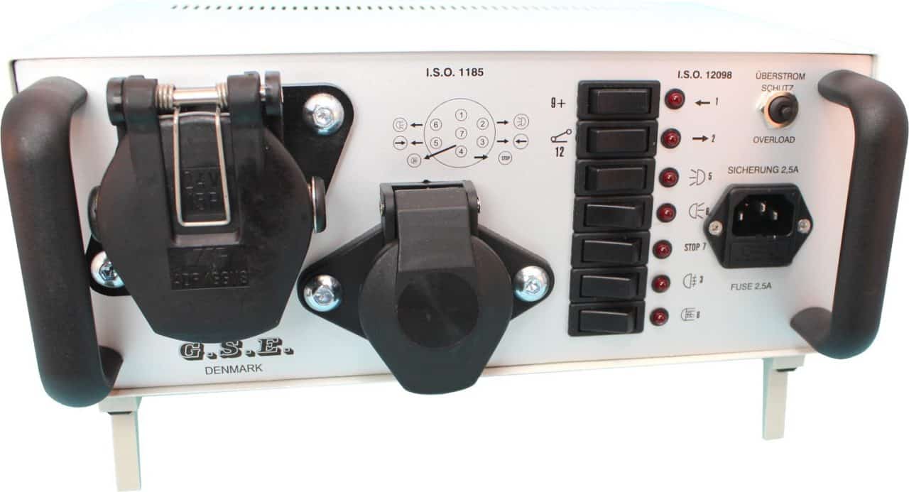 Anhänger Beleuchtung Prüfgerät Trailer Lichttester Autowerkstatt GSE