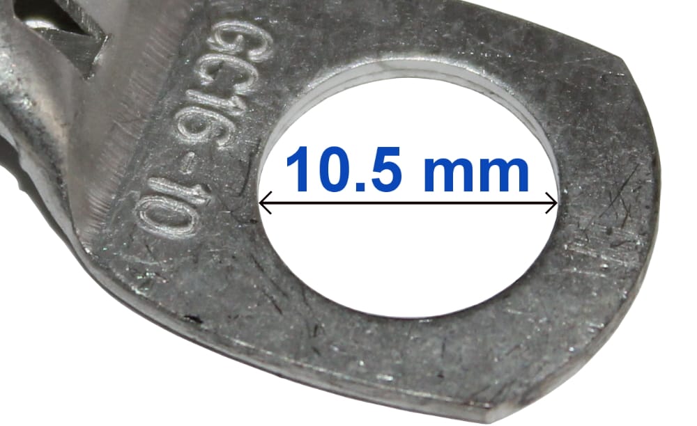 Kabelskor Kabelsko Rörkabelskor Ring klämma Rörformig inspektionshål sikthål Terminalrör Sockel ändar 10-16 mm M10 090008 RACO