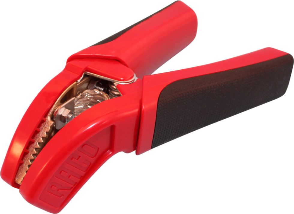 QWORK Batteriezange – Profi-Werkzeug Für Autobatterie-Klemmen, Abgewinkelt, Ergonomisch