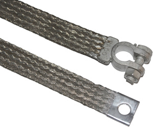 Batterikabel Jordfläta Ramkabel Kopparfläta Trådfläta Motorkabel Anslutningskabel Plus Pol 22mm² Ø10mm 300 Serie Top Menu RACO SE