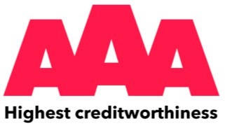 AAA Logotyp Högsta kreditvärdighet Kontrollera företagets kreditvärdighet Kreditbedömning Karknadsföring Pålitlig RACO GSE SE