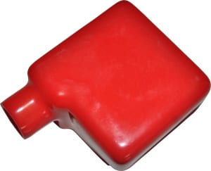 Insulating cap Coat Hood Protector for terminal pole Battery shoes Battery pole auto car Protective cap Dust cover Red 020296R RACO