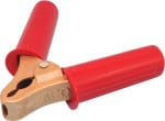 Ladeklemme Batteriklemme Ladetang Ladeclip Polklemme Krokodillenæb Kabelklemme Testklemme Batteri tang Rød 901000 RACO DK 150x110